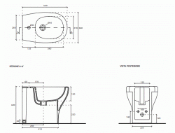 BIDET EDEN FILOMURO MONOFORO